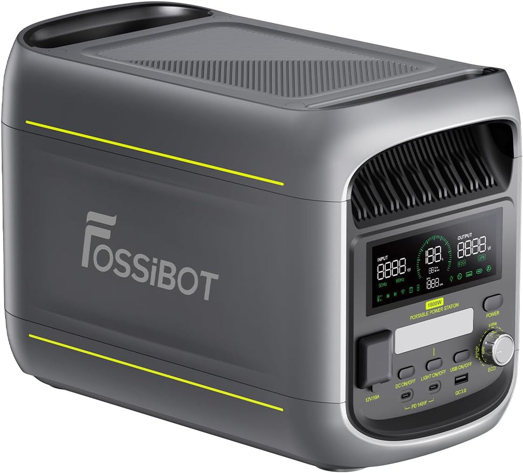 F1800 Power Station, 1024Wh Solar Generator, 1800W(Peak 2700 W)