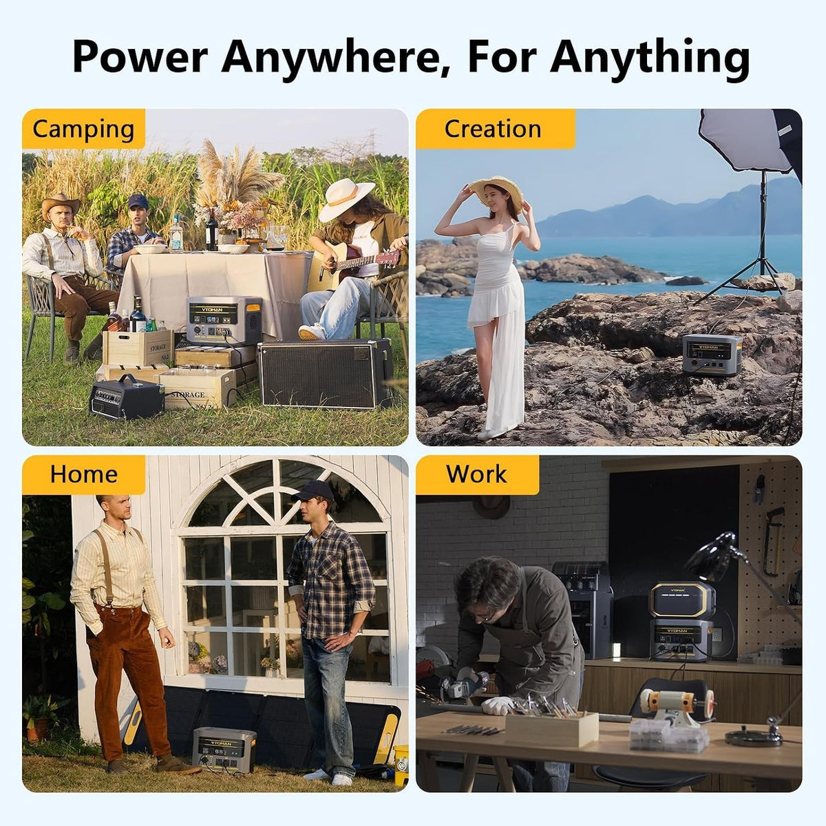 Flashspeed 2400 Portable Power Station with 2 * 200W Pro Solar Panel