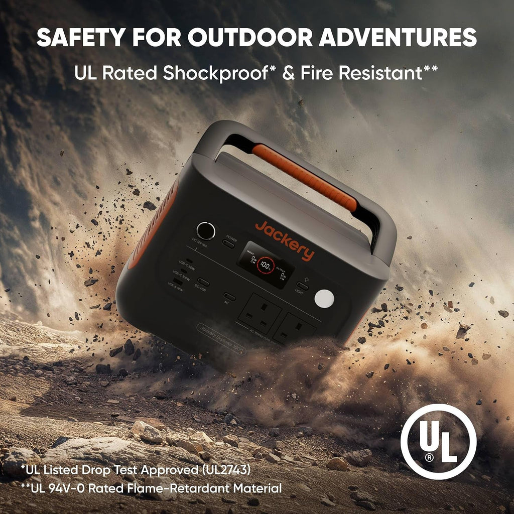 Explorer 1000 V2, 1500W 1070Wh Lifepo4 Portable Power Station