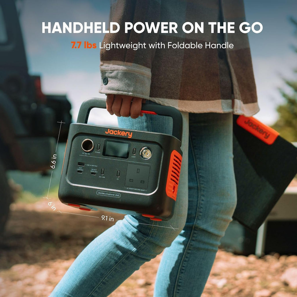 Explorer 240 V2 Portable Power Station, 7.7Lbs Power on the Go