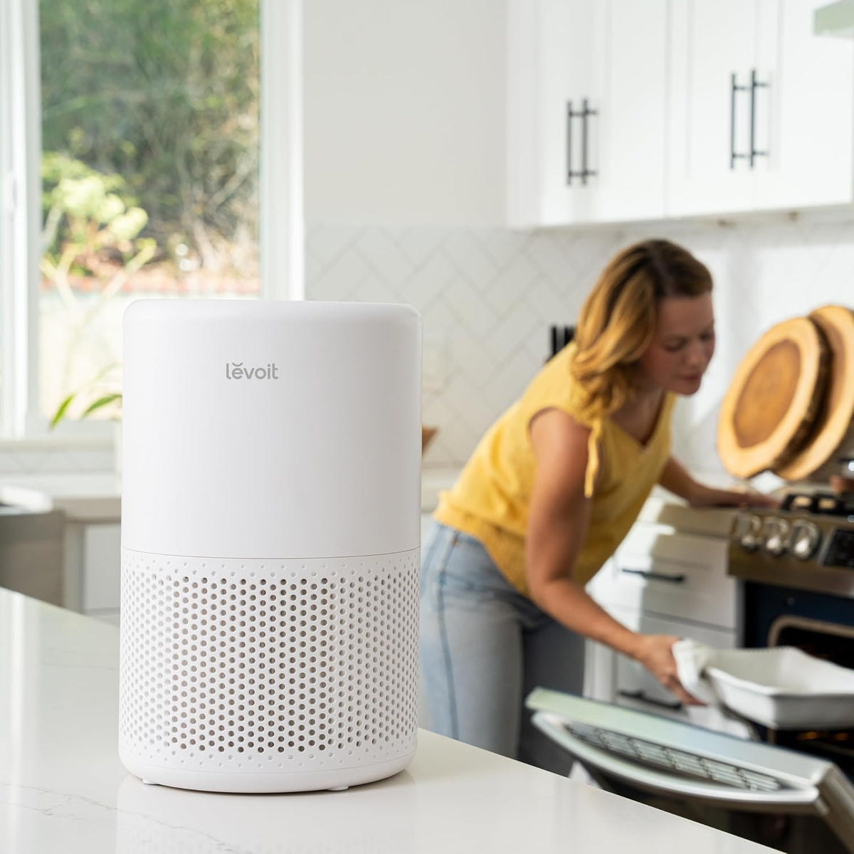 LEVOIT Core 200S Smart HEPA Air Purifier, 64m² Coverage - App & Alexa Control, Removes 99.97% Pollen, Dust, Odour & Smoke