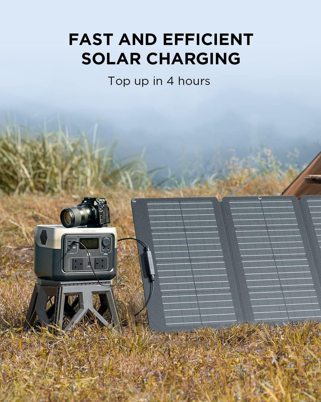 Portable Power Station RIVER 2 MAX, 512Wh Lifep04 Battery