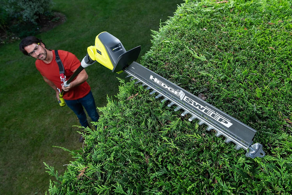 RYOBI OPT1845 18V ONE+ Cordless Pole Hedge Trimmer, 45cm Blade, Battery Not Included