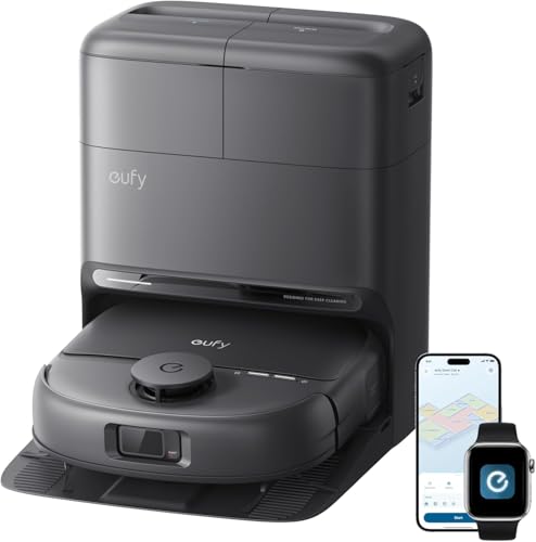 eufy Robot LawnMower C15 without Boundary Cable with eufy New 2026 Robot Vacuum Cleaner With Mop,C28 Omni, HydroJet Self-Cleaning Roller Mop