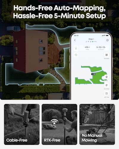 eufy Robot LawnMower C15 without Boundary Cable with eufy New 2026 Robot Vacuum Cleaner With Mop,C28 Omni, HydroJet Self-Cleaning Roller Mop