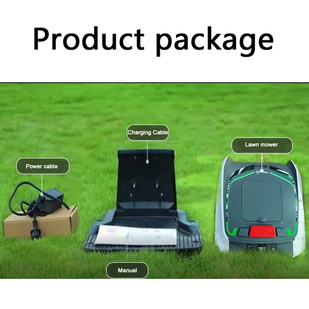 NAMVI Robot Lawnmower for Lawns up to 1500m2 with 25% Slope, Ultra Quiet, Intelligent Satellite Navigation Lawn Mower Robot for Large Lawns that Mows by Itself Diy