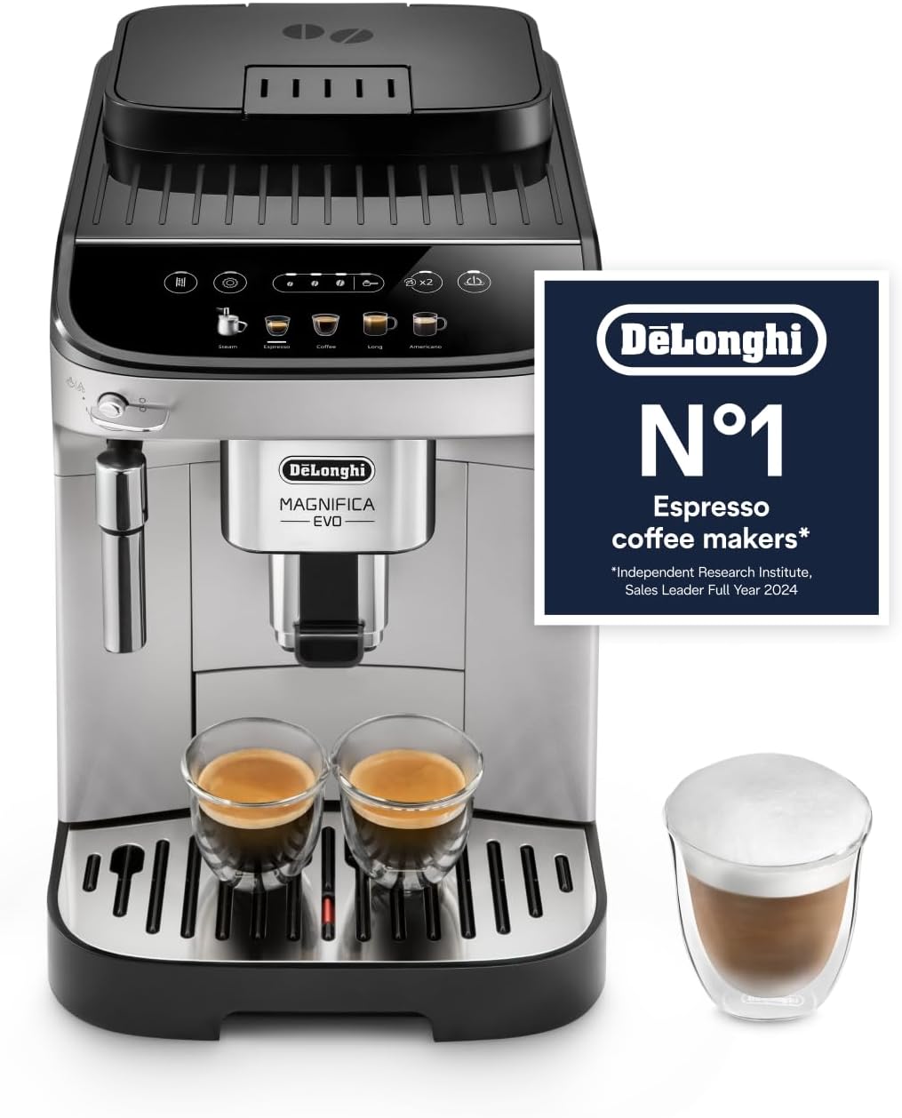 De'Longhi Magnifica S - Automatic Coffee Machine 2 Drinks Black