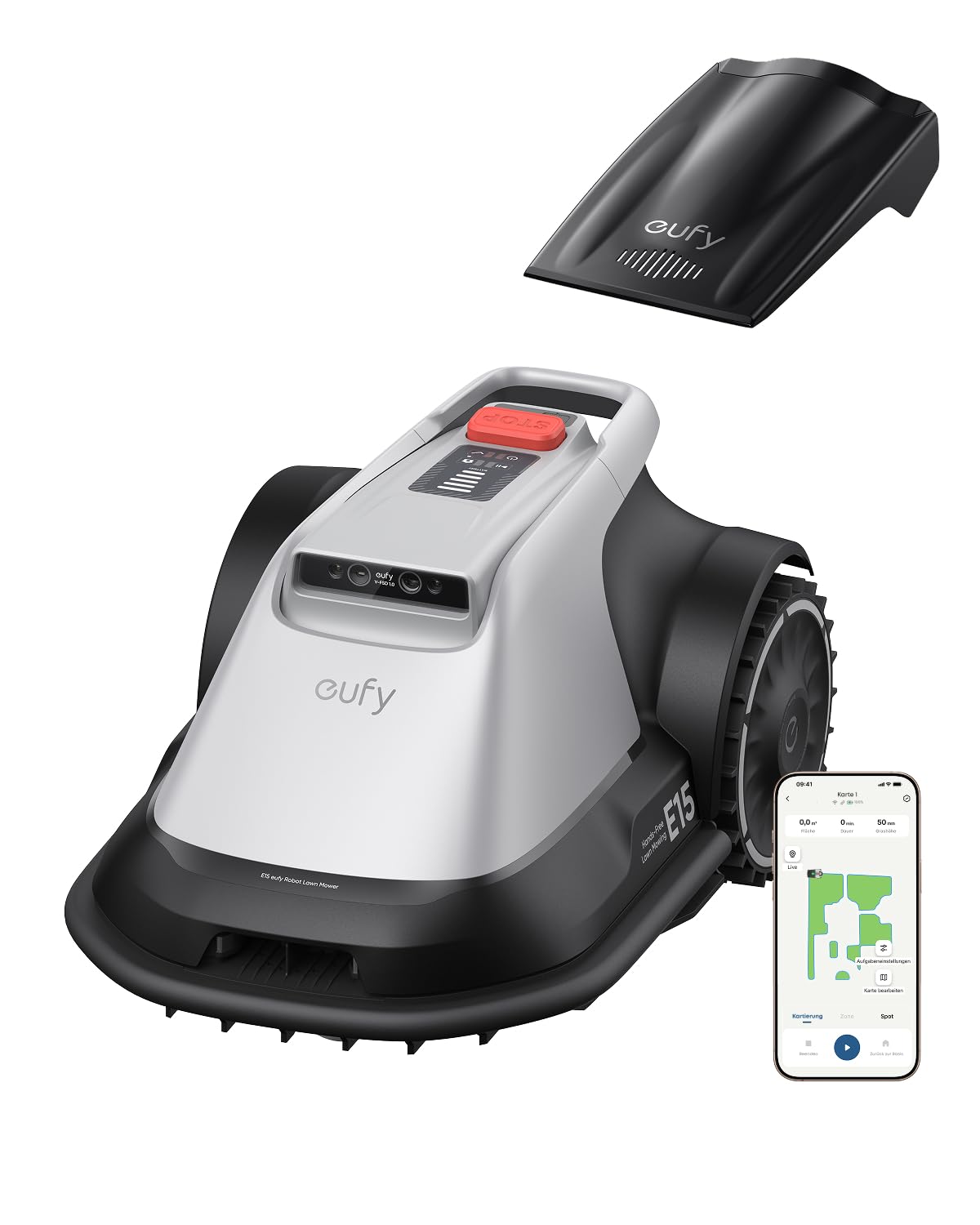 eufy Robot Lawn Mower, E15, Wire-Free with a Stable Signal