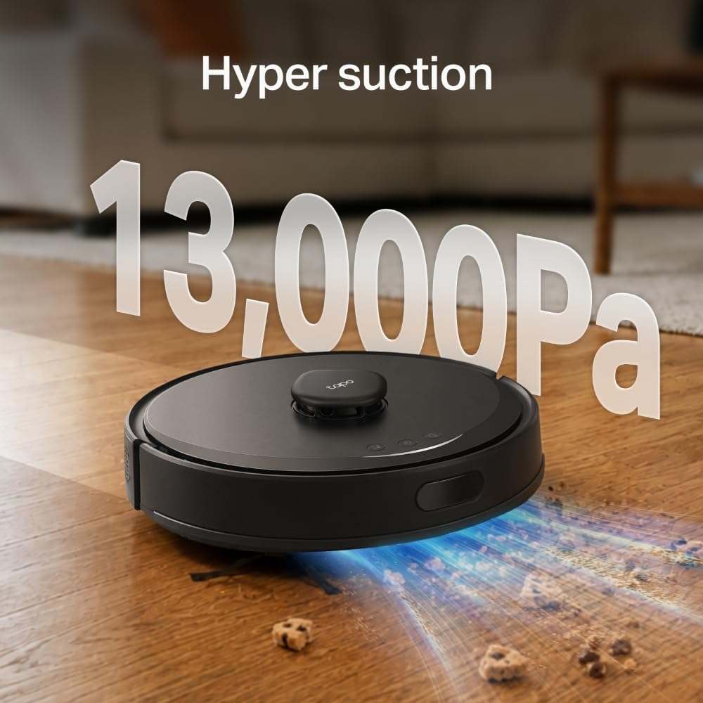 Tapo RV30 Max Plus Gen2 13000Pa All in One Robot Vacuum Cleaner with Mop