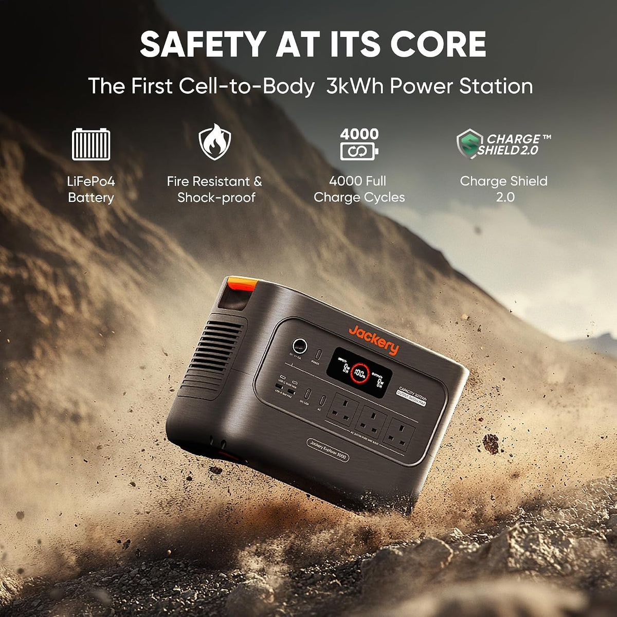 Explorer 3000 V2 Portable Power Station, 3072Wh Camping Power Pack