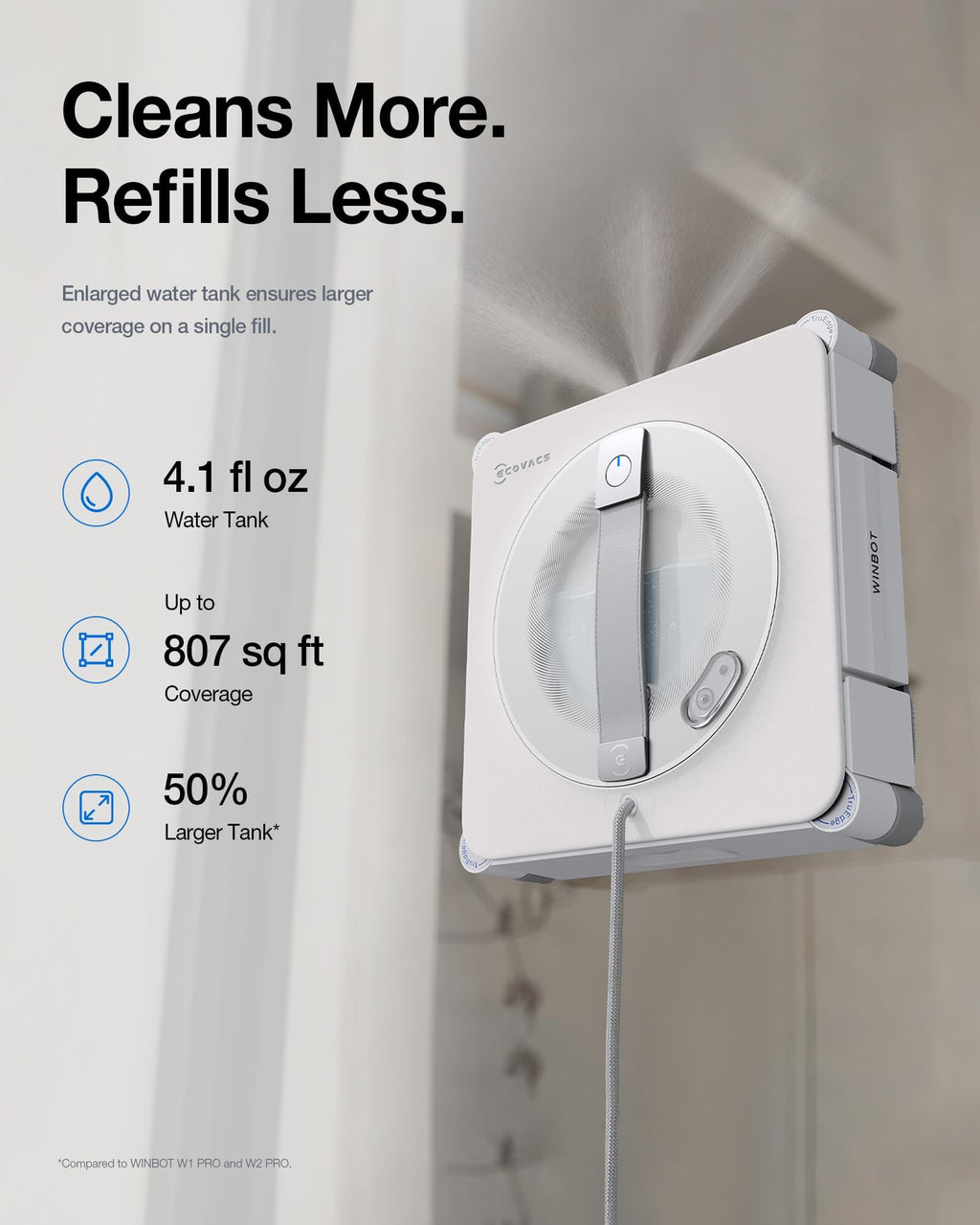 ECOVACS WINBOT WINBOT W2S PRO OMNI Window Cleaning Robot