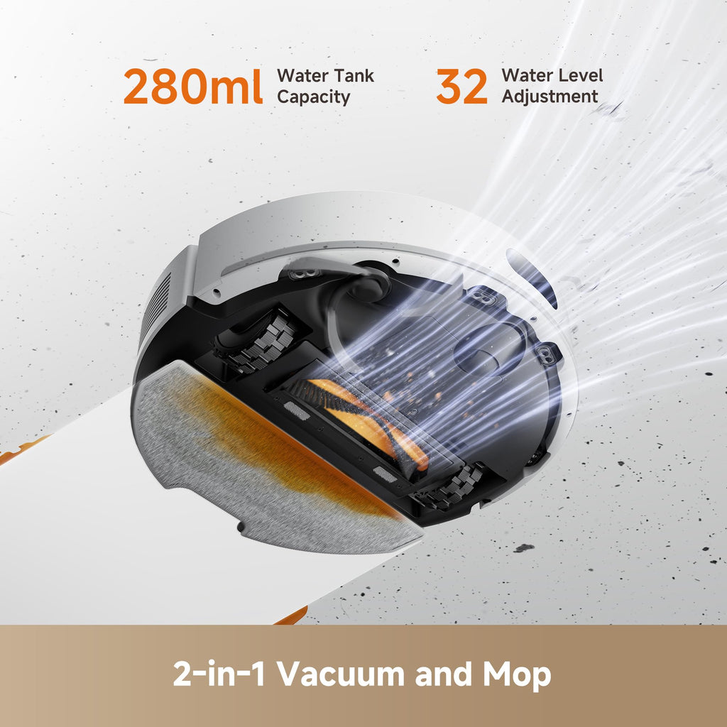 dreame D20 Air Plus Robot Vacuum and Mop with 20,000Pa Suction Power