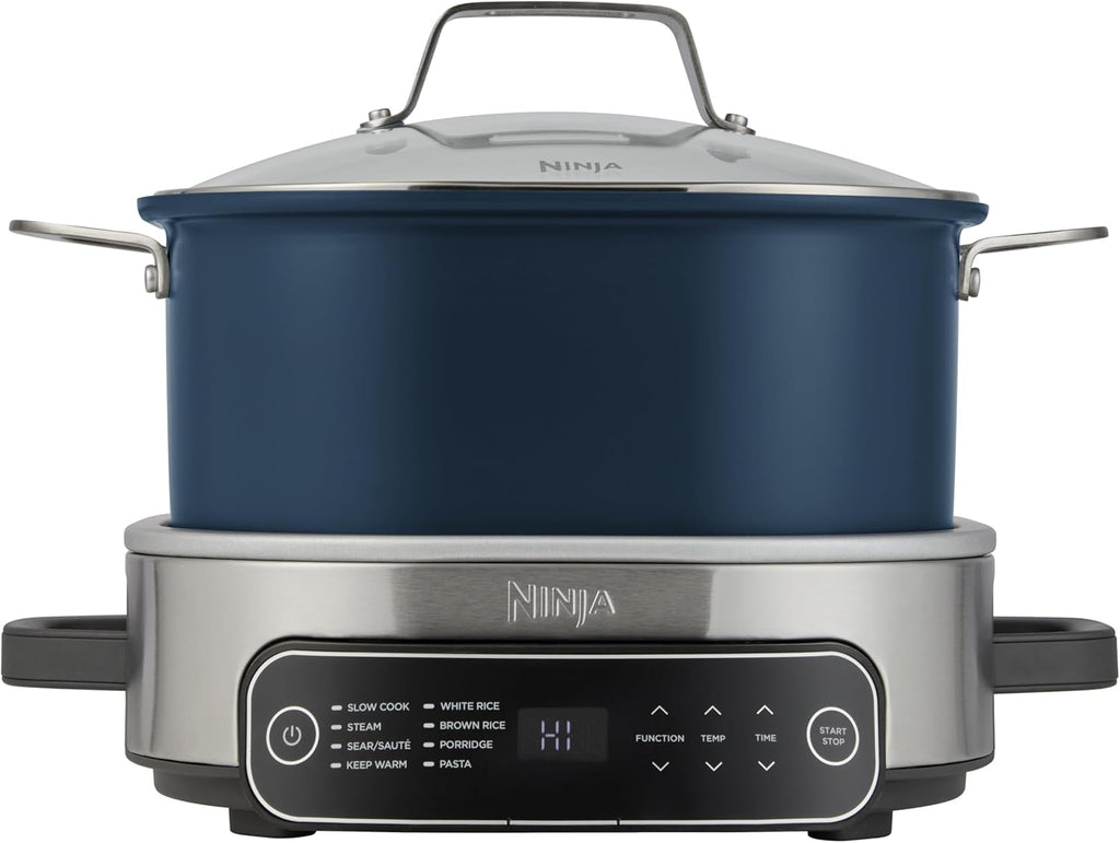 Ninja Foodi PossibleCooker, 8-in-1 8L Slow Cooker, Sea Salt Grey MC1001UK