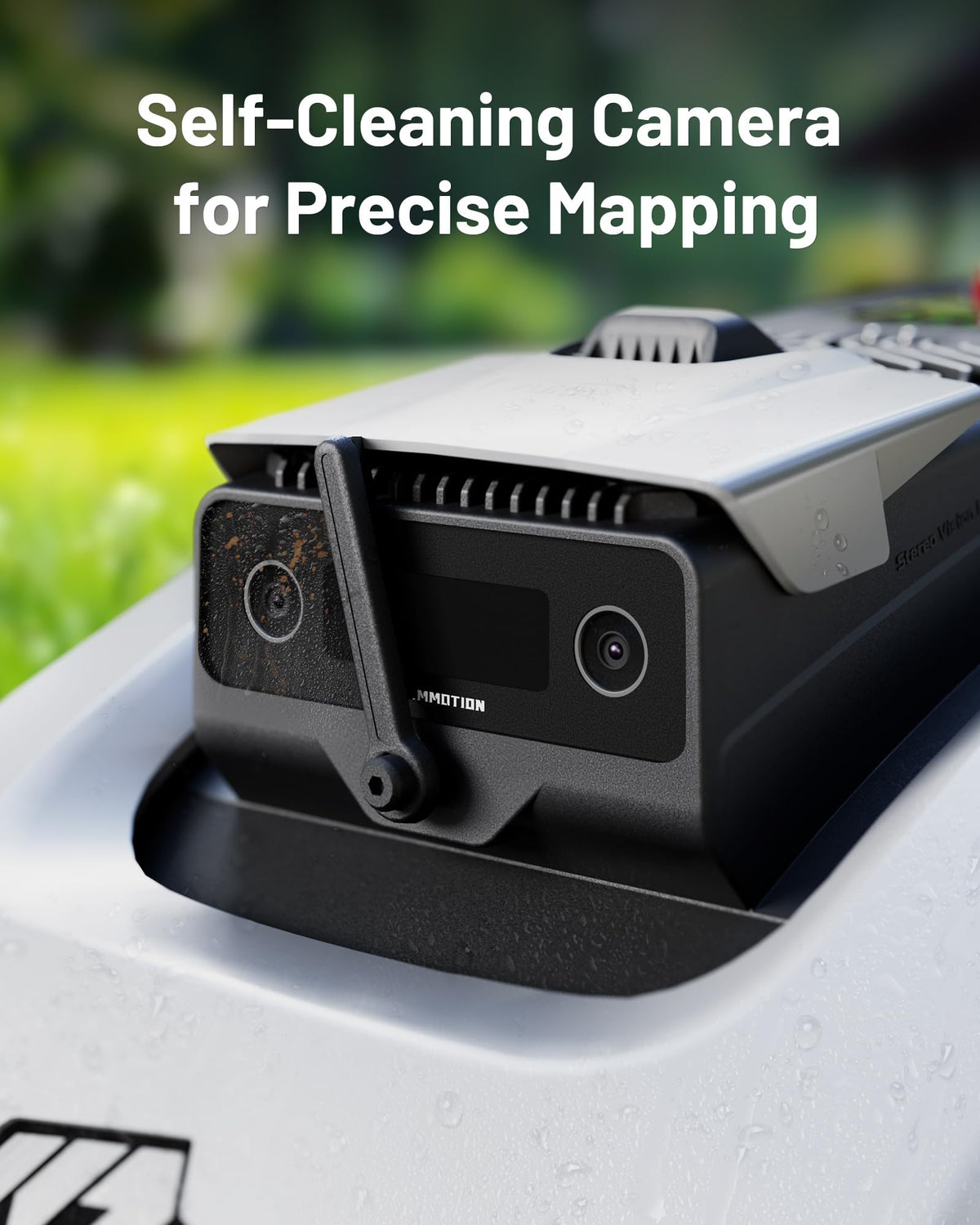 MAMMOTION YUKA 1500 Robot Lawn Mower, up to 1500m², 3D Vision and RTK, 45% Slope, Peripheral Wireless Installation, Multi-Zone Management and Prohibited Zone, Anti-theft