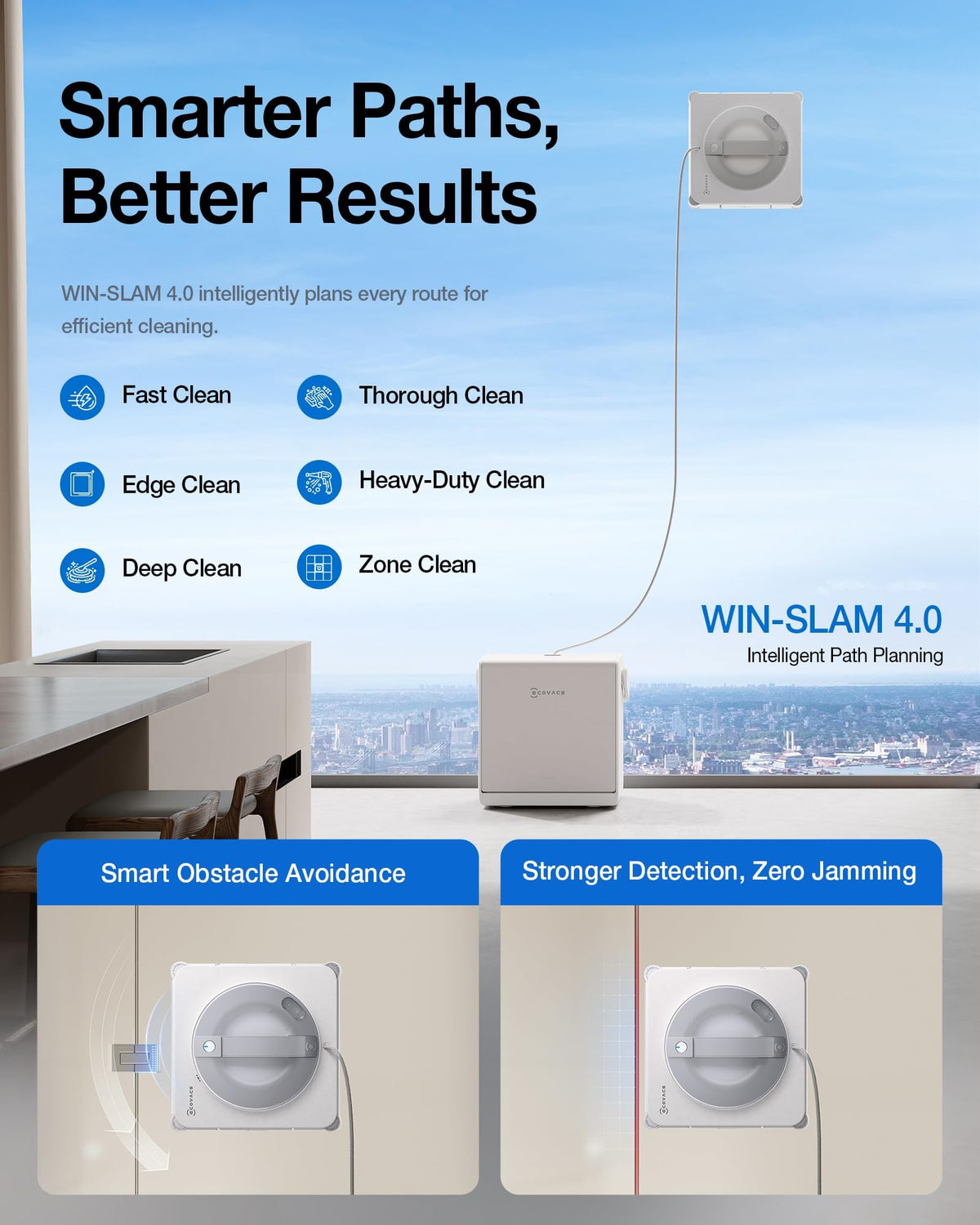 ECOVACS WINBOT WINBOT W2S PRO OMNI Window Cleaning Robot