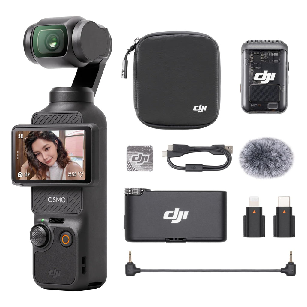 DJI Osmo Pocket 3 Creator Combo, Vlogging Camera With 1'' CMOS & 4K/120fps