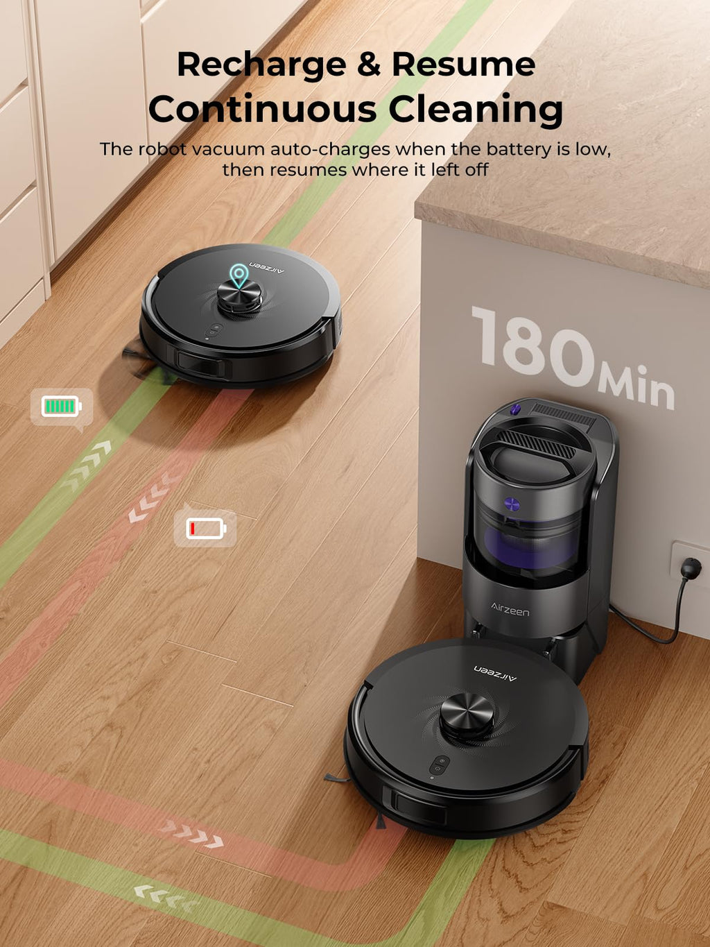 Robot Vacuum Cleaner with Mop, Bagless Robot Vacuum Cleaners UK with Self-Emptying, 10000Pa LiDAR Navigation Robotic Vacuum, Smart Mapping, Schedule, App/Alexa Control for Carpet/Pet Hair, Q20 Ultra
