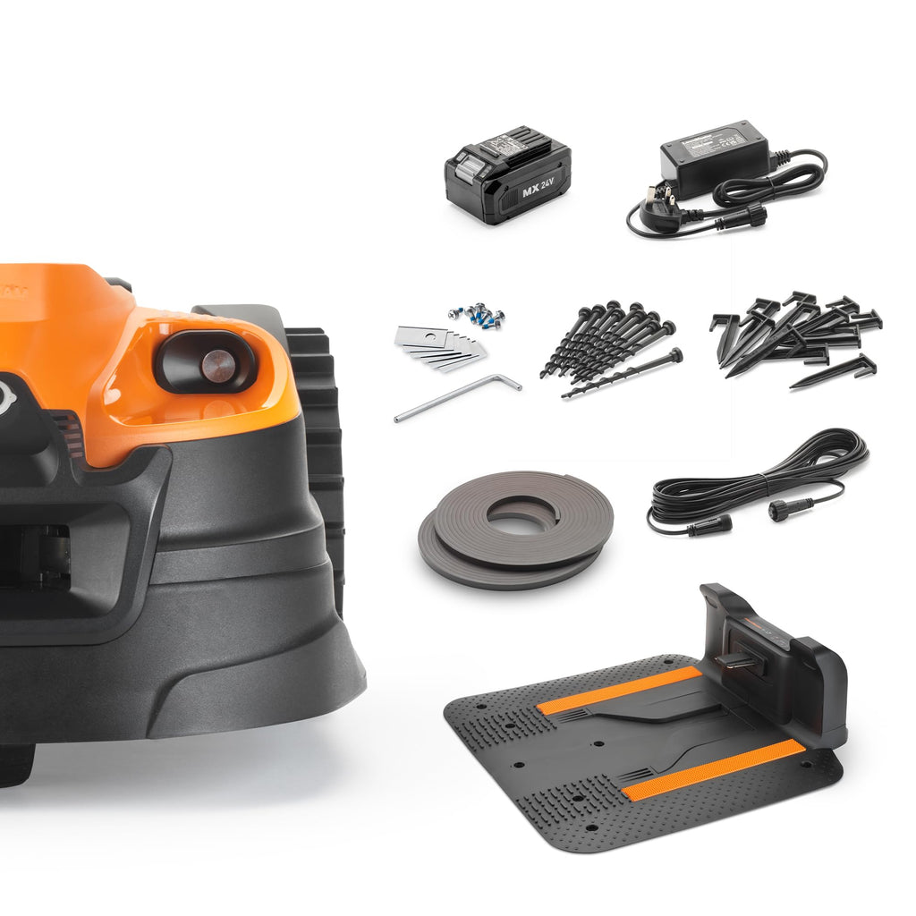 LawnMaster OcuMow 18 Vision Robot Lawnmower, Charging Station & App, 800m2