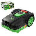 Robotic Lawn Mower, Automatic Robot Lawnmower with App Control, 500 sq m Working Area, 16cm Cutting Width, 25-45mm Cutting Height, IPX4 Waterproof, 27% Slopes, Self Charging for Garden Lawn