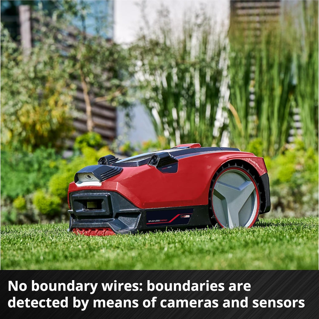 Einhell Robot Lawnmower 18V PXC, Integrated Camera Detects Mowing Area