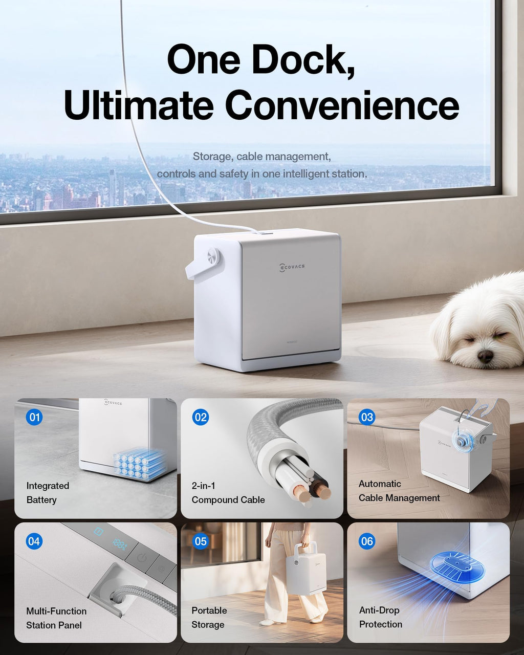 ECOVACS WINBOT WINBOT W2S PRO OMNI Window Cleaning Robot