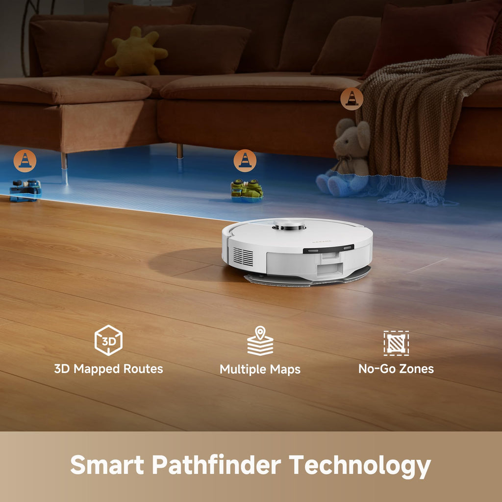 dreame D20 Air Plus Robot Vacuum and Mop with 20,000Pa Suction Power