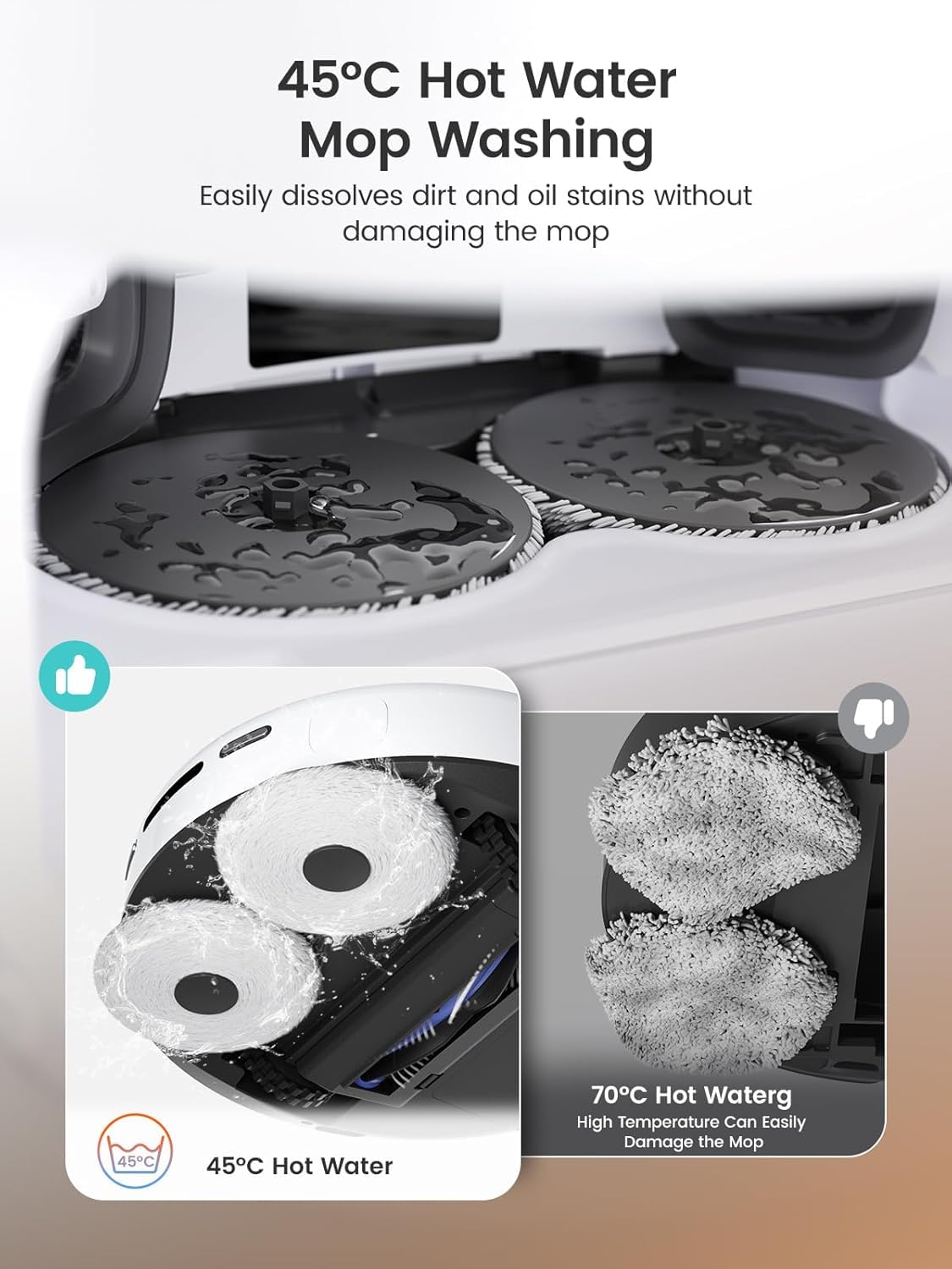 Lefant M3 Max Robot Vacuum Cleaner with Mop, 20,000Pa,Tangle-Free
