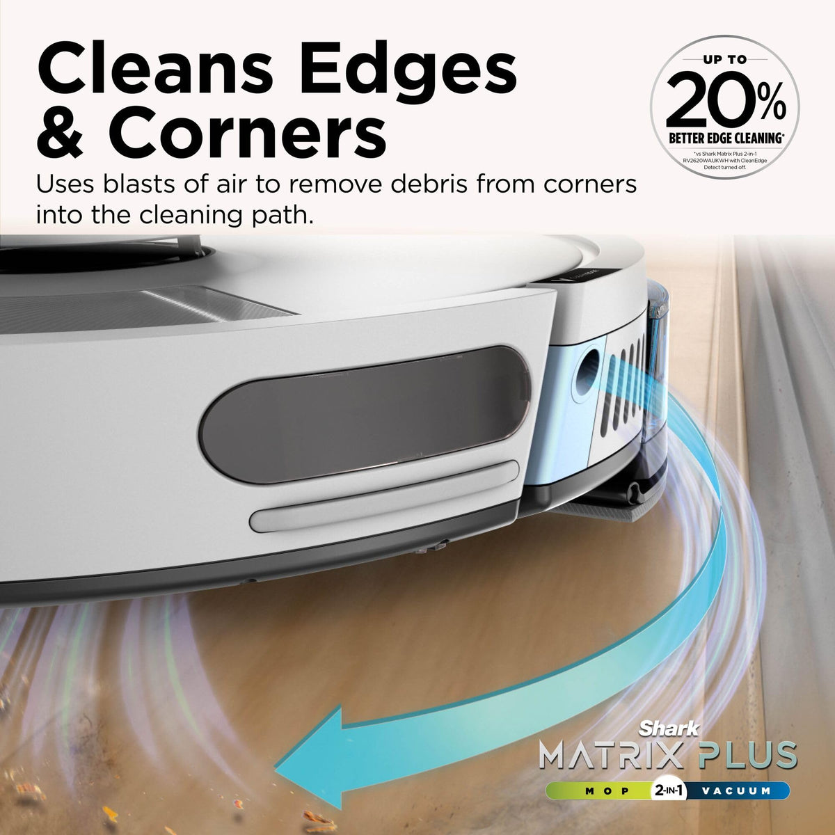 Shark Matrix Plus 2-in-1 Robot Vacuum and Mop with Self-charging Base, Grey