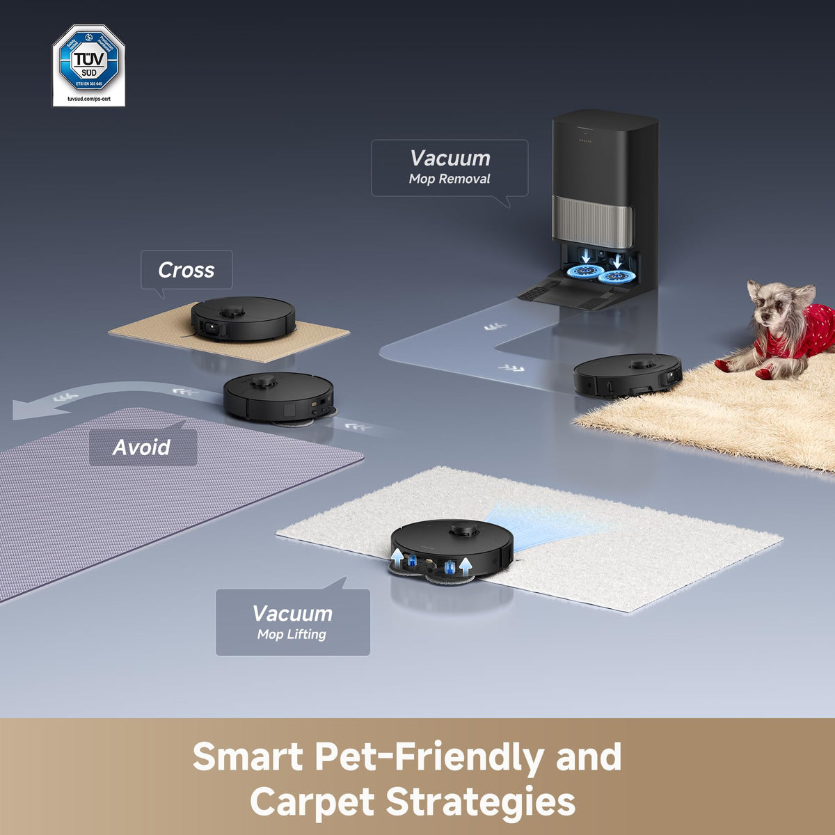 dreame L40s Pro Ultra Robot Vacuum and Mop with 19,000Pa Suction Power