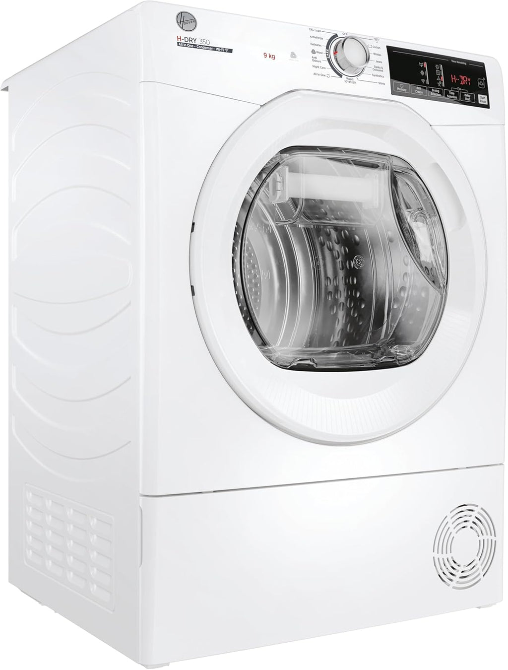 Hoover HREC9TE-80 9kg Condenser Tumble Dryer – B Energy Class, 14 Programmes, Freestanding, White