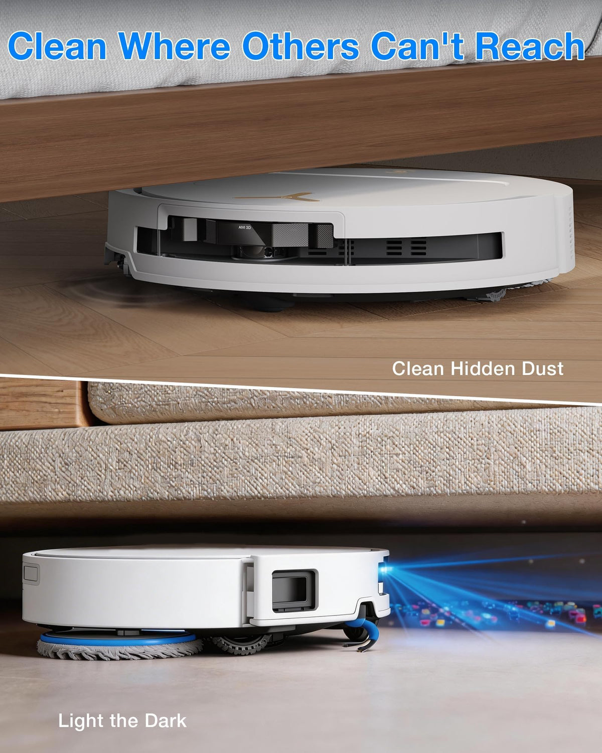 ECOVACS DEEBOT T50 PRO OMNI Gen 3 Robot Vacuum & Mop Cleaner