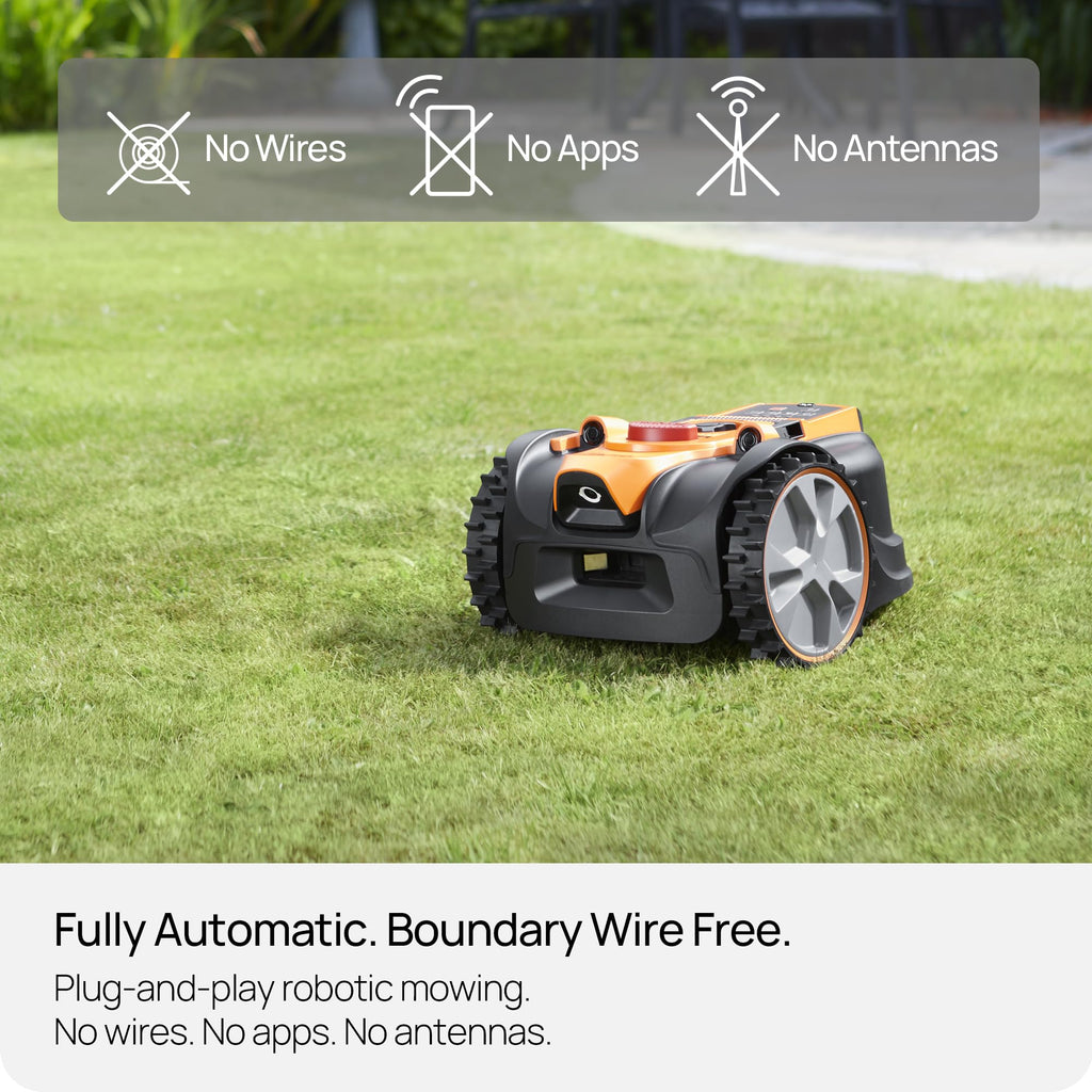 LawnMaster OcuMow AMB16-400 Vision Robot Mower & Charging Station, 400m2