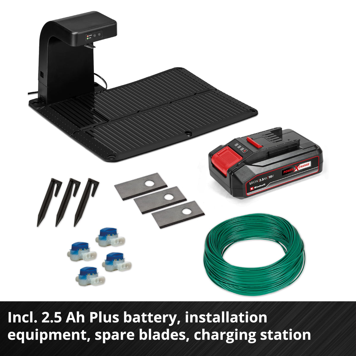 Einhell Robot Lawnmower 18V, Long-Life Battery, App Control