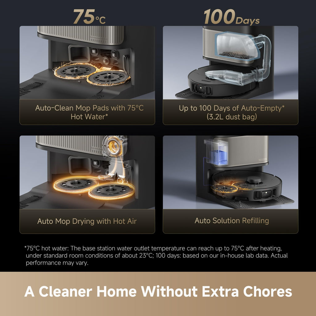 dreame L40s Pro Ultra Robot Vacuum and Mop with 19,000Pa Suction Power