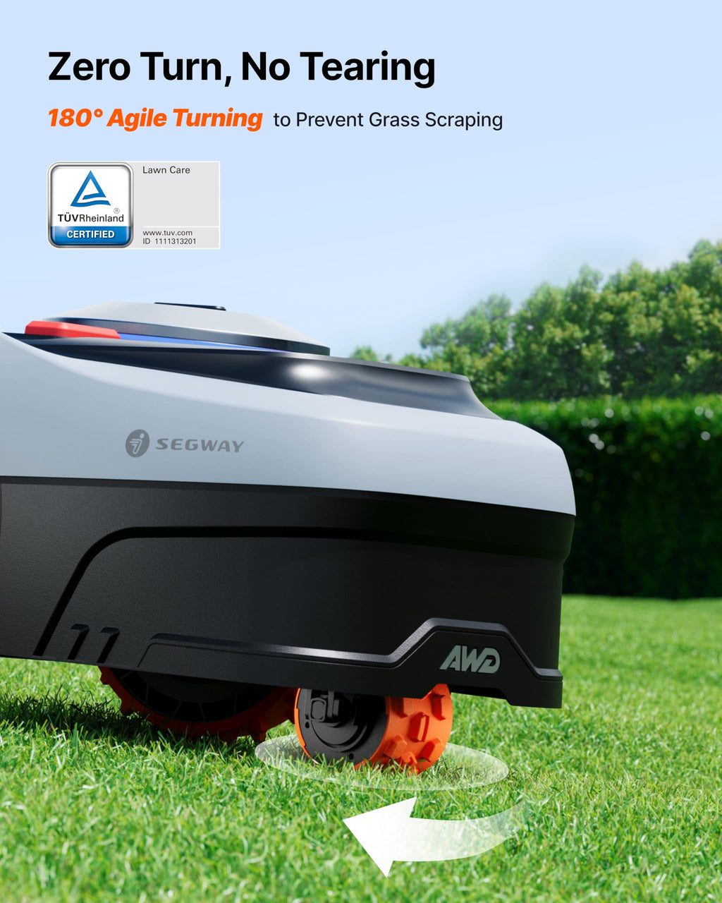 Segway Navimow i205 AWD Robotic Lawn Mower with Garage S, Rec. 500 m²