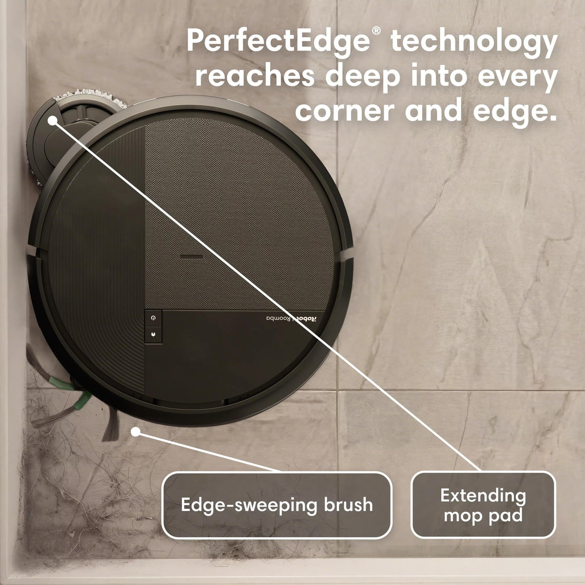 iRobot Roomba Plus 575 Robot Vacuum & Mop Combo, 25,000Pa Suction, PrecisionVision AI Obstacle Avoidance, 90 Days Emptying, Multifunction Dock, Self‑Cleans, Heated Wash & Dry, Lifting Spinning Mops