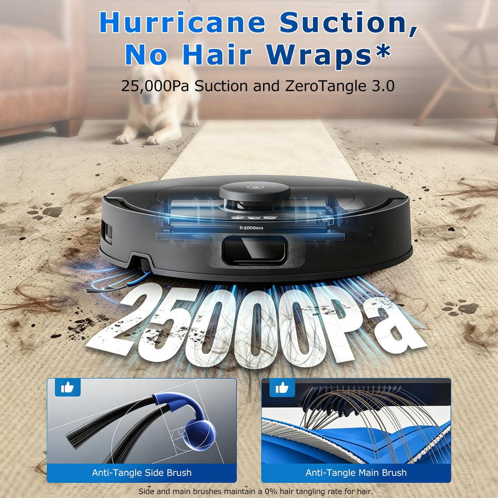 ECOVACS DEEBOT T30e Omni Robot Vacuum and Mop, 25000Pa,2026 New