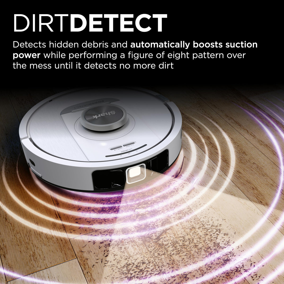 Shark PowerDetect Robot Vacuum with 60-Day Self-emptying Base - White
