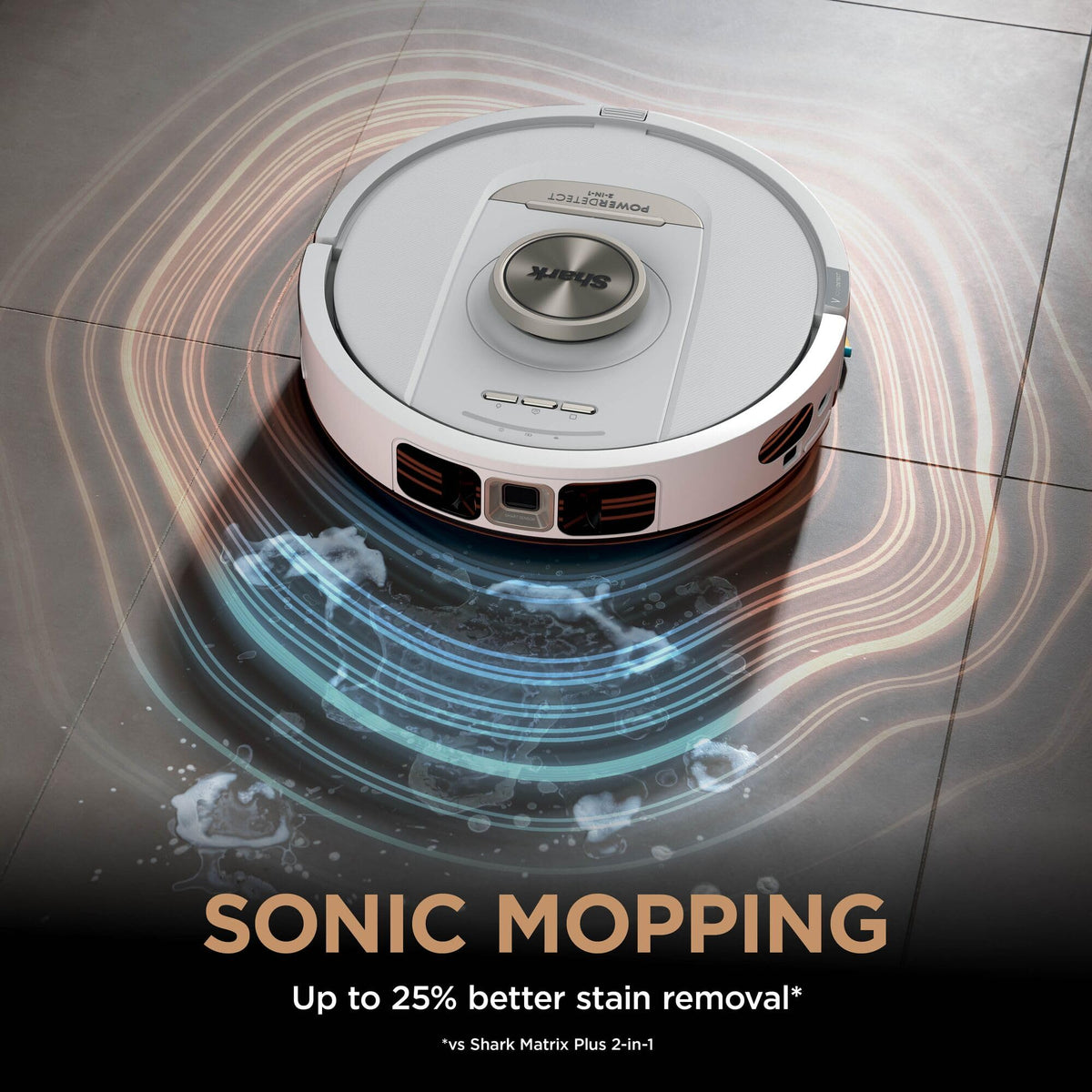 Shark PowerDetect Robot Vacuum and Mop - 3D LiDAR Navigation - White