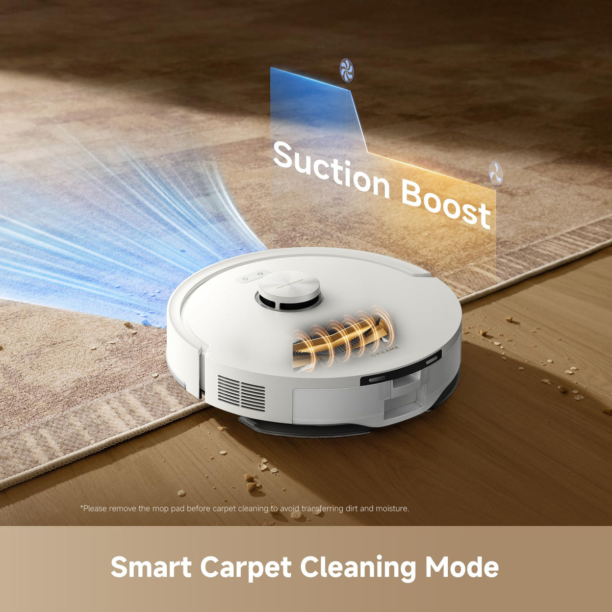 dreame D20 Air Plus Robot Vacuum and Mop with 20,000Pa Suction Power