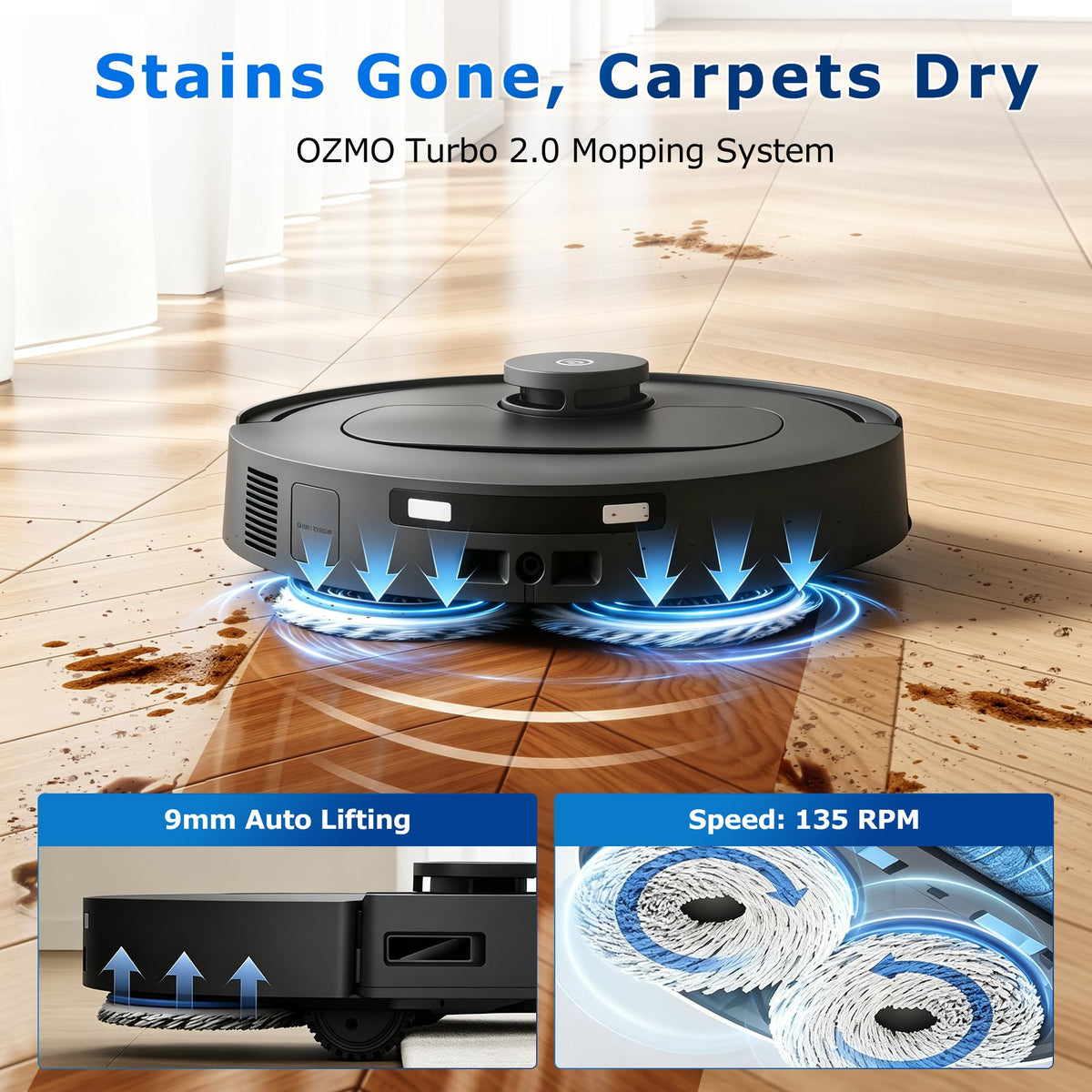 ECOVACS DEEBOT T30e Omni Robot Vacuum and Mop, 25000Pa,2026 New