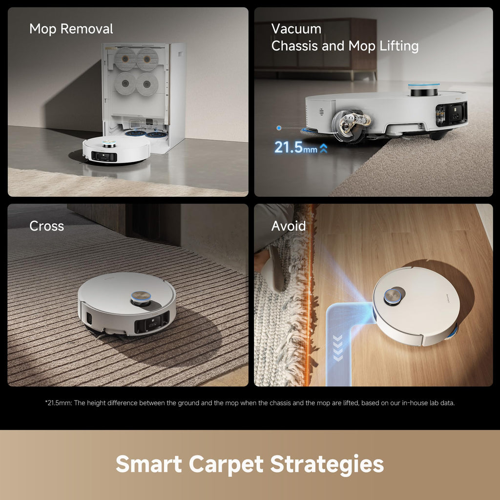dreame Matrix10 Ultra Robot Vacuum and Mop with Multi-Mop Switching Dock