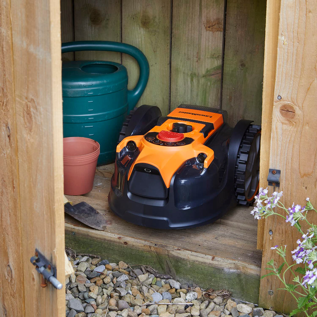 LawnMaster OcuMow 16 Vision Robot Lawnmower, 2 Batteries & Charger, 300m2