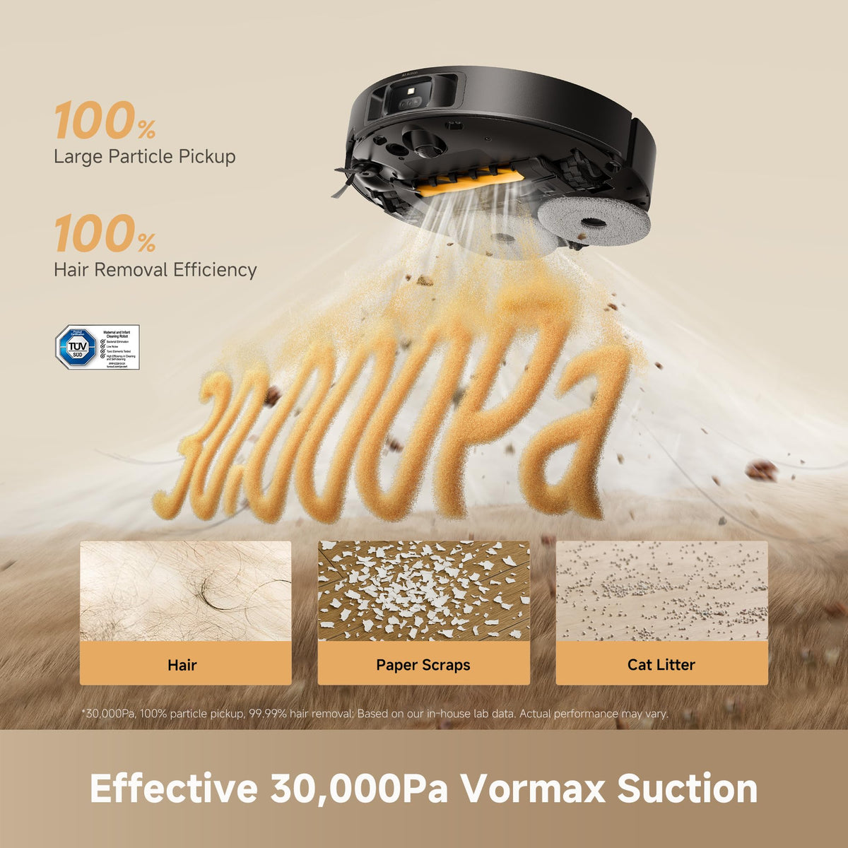 dreame L50s Pro Ultra Robot Vacuum and Mop with 100°C Mop Self-Cleaning