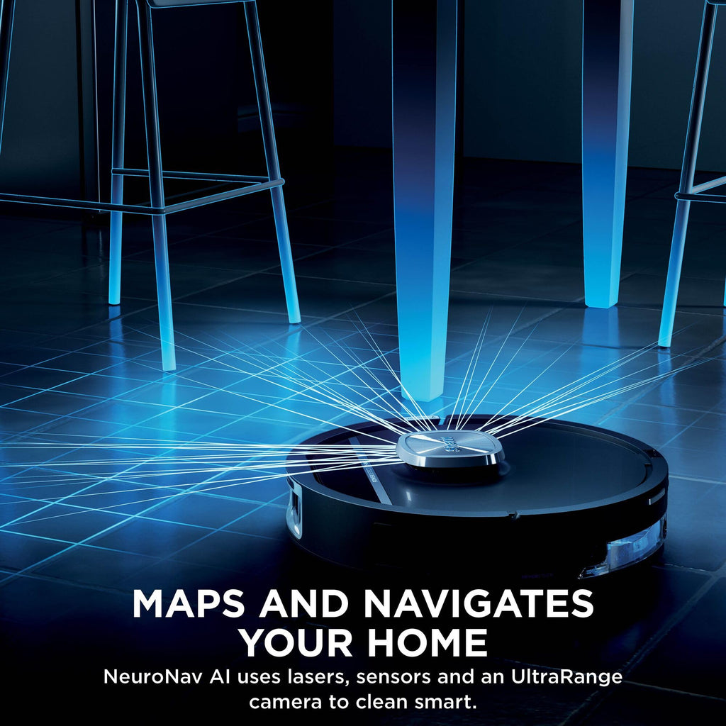 Shark PowerDetect UV Reveal Robot Mop and Vacuum, Black, AV3020XEUK