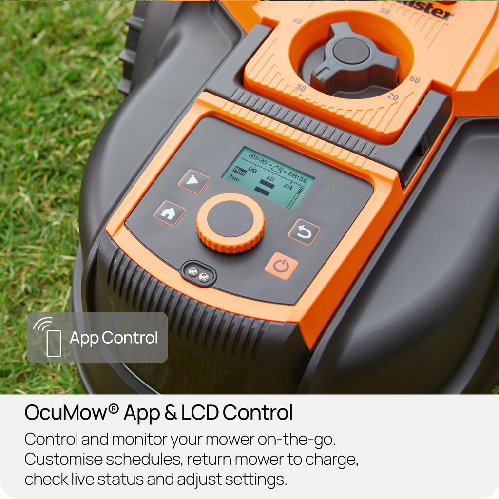 LawnMaster OcuMow AMB16i-600 Vision Robot Mower & Charging Station, 600m2