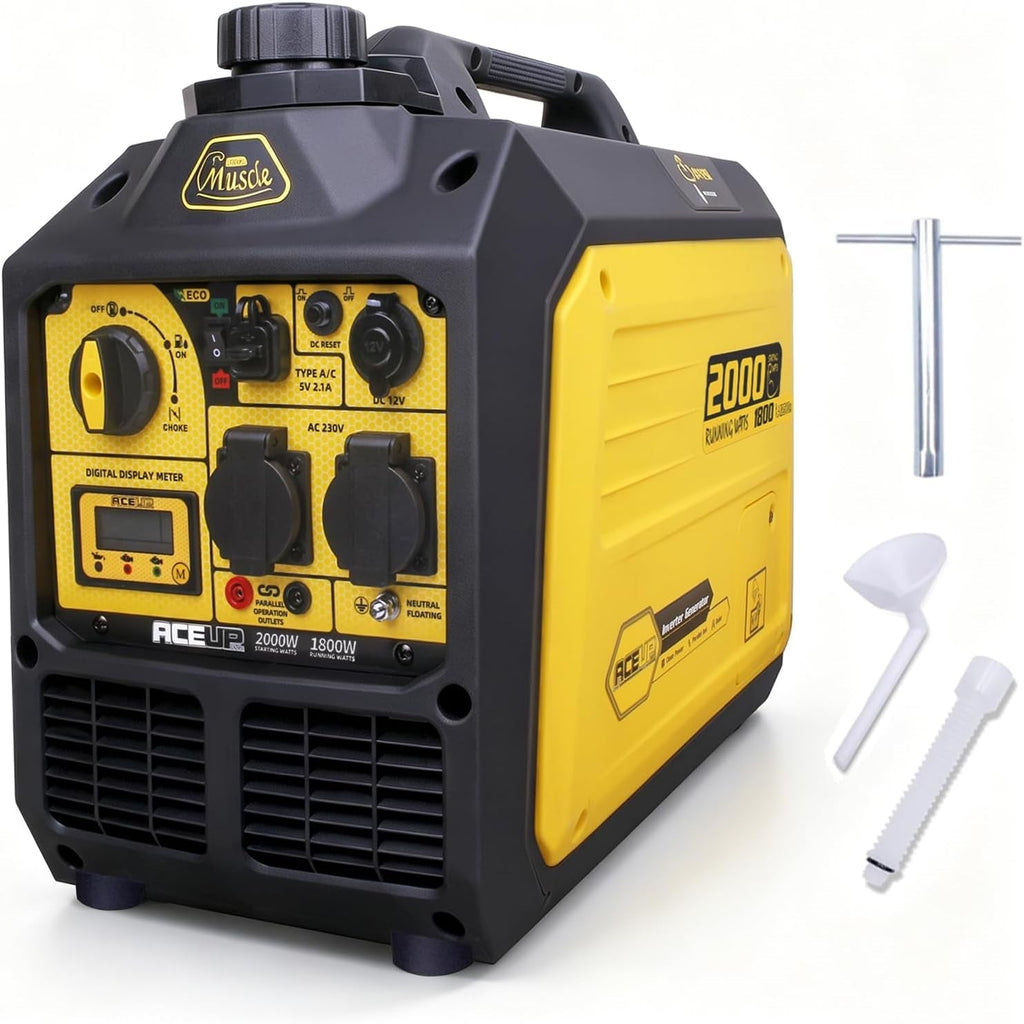 2000 Watt Petrol Inverter Generator Silent Pure Sine Wave