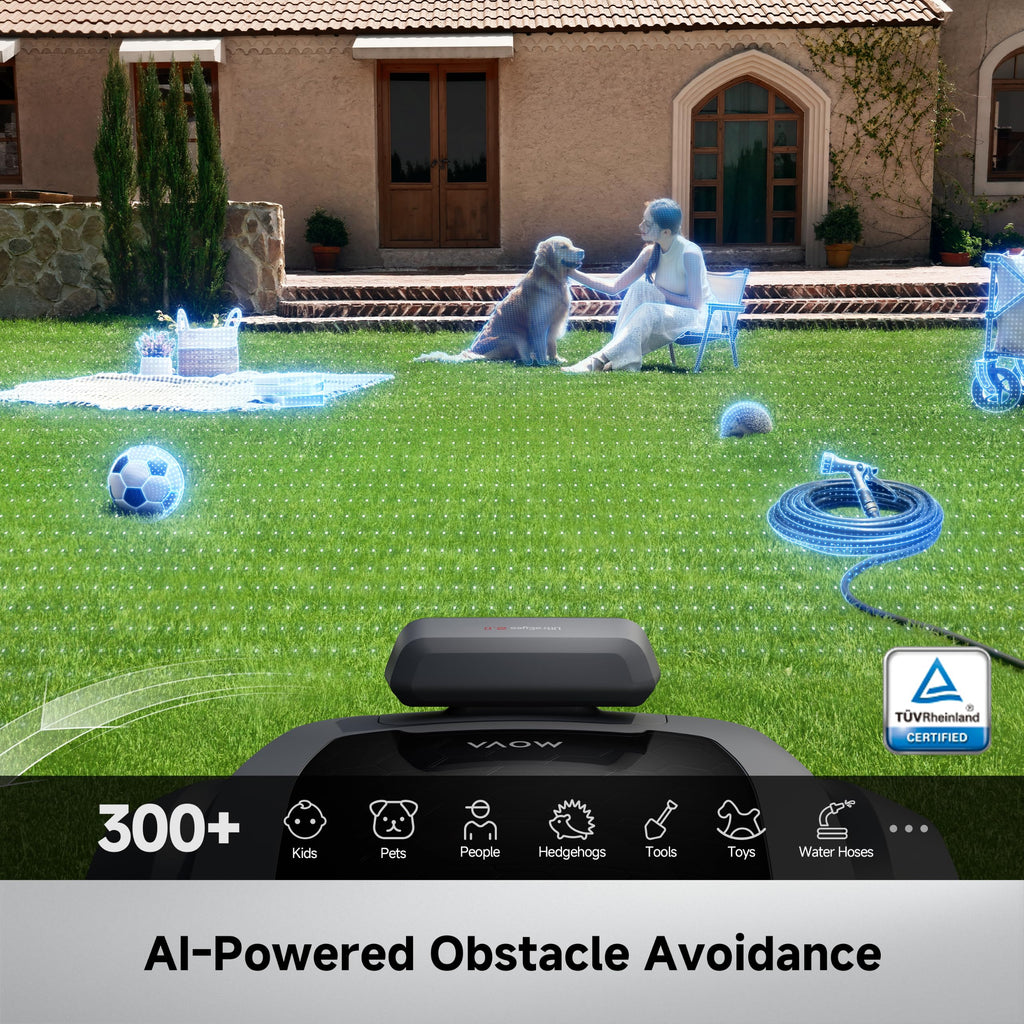 MOVA ViAX 500 Robot Lawn Mower – 600㎡ Coverage, RTK-Free & AI Mapping