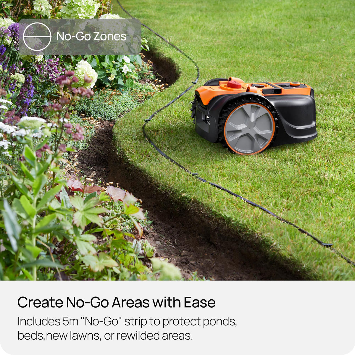 LawnMaster OcuMow AMB16i-600 Vision Robot Mower & Charging Station, 600m2