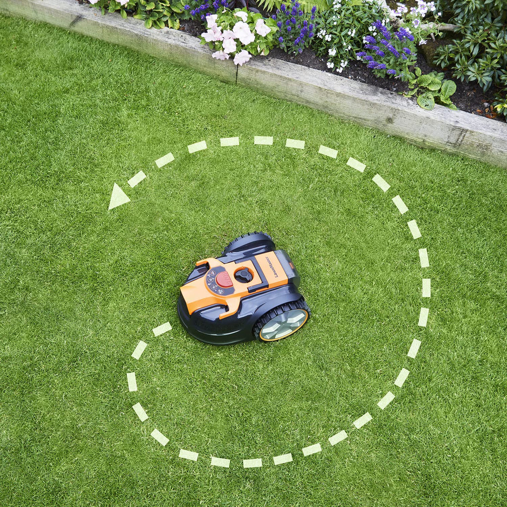 LawnMaster OcuMow 16 Vision Robot Lawnmower, 2 Batteries & Charger, 300m2